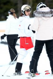 Victoria Beckham Looking Fashionable - Skiing in Whistler Canada 2/17/ 2017