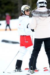 Victoria Beckham Looking Fashionable - Skiing in Whistler Canada 2/17/ 2017