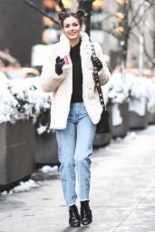 Victoria Justice - Out and About During New York Fashion Week, February 2017