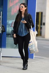 Victoria Justice - Photoshoot at Rebecca Minkoff Store on Melrose in ...