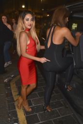 Zahida Allen - Geordie Shore Filming at TupTup Palace in Newcastle 2/16/ 2017