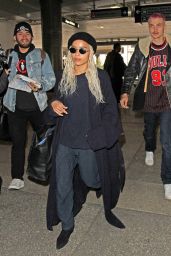 Zoe Kravitz Travel Style - LAX airport in Los Angeles 2/27/ 2017