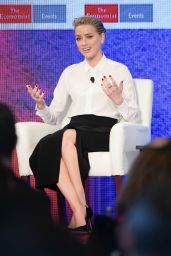 Amber Heard - Pride & Prejudice Summit in New York 3/23/ 2017