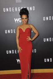 Amirah Vann at ‘Underground’ TV Series Season 2 Premiere in Los Angeles 2/28/ 2017