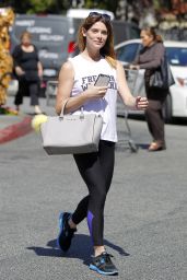 Ashley Greene in Spandex - Shopping at Bristol Farms in West Hollywood 3/28/2017