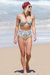 Ashley Hart in Bikini on the Beach in Sydney, Australia 3/11/ 2017