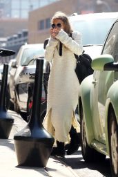 Ashley Olsen in Terry Cloth Style Dress - New York City 3/6/ 2017