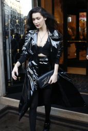 Bella Hadid - Leaving Her Hotel in Paris 3/5/ 2017