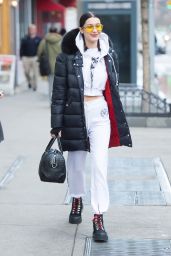 Bella Hadid Style - Leaving Her Apartment in Manhattan 3/11/ 2017
