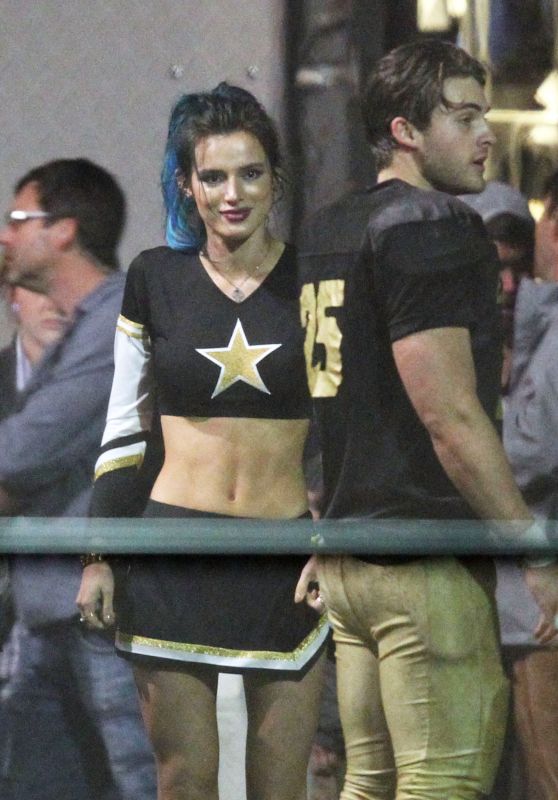 Bella Thorne - Filming Scenes for ‘Assassination Nation’ with Cody Christian in New Orleans 3/8/ 2017