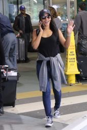 Candice Patton at Vancouver International Airport 3/19/ 2017