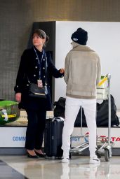 Cara Delevingne - Arriving at the Paris-Charles-de-Gaulle Airport 3/20/ 2017