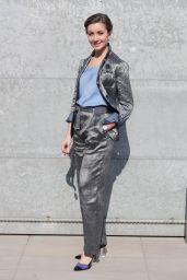 Carly Paoli at Milan Fashion Week – Armani Show Arrivals 2/27/ 2017