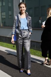 Carly Paoli at Milan Fashion Week – Armani Show Arrivals 2/27/ 2017