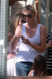 Charlize Theron Street Style - Hollywood 3/28/2017