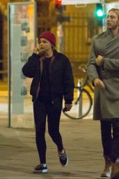 Chloe Grace Moretz and Her Brother in Front of Soho House Hotel in Berlin 3/5/ 2017
