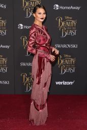 Chrissy Teigen at ‘Beauty and the Beast’ Premiere in Los Angeles 3/2/ 2017