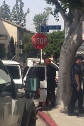 Ciara - Involved in a Car Crash in Los Angeles 3/10/ 2017