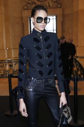 Cindy Bruna - Elie Saab Show Runway on Paris Fashion Week, March 2017