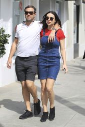 Crystal Reed With Her Long Time Boyfriend Darren McMullen - Shopping in Beverly Hills 5/4/ 2017