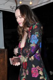 Dakota Johnson Night Out Style - Leaving the Chateau Marmont in West Hollywood 3/25/ 2017