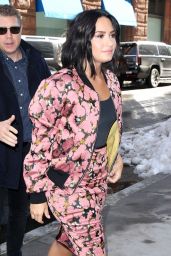 Demi Lovato at AOLBuild in NYC 3/20/ 2017