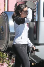 Demi Lovato in Tights - Leaving a Jiu Jitsu Class in Hollywood 3/6/ 2017