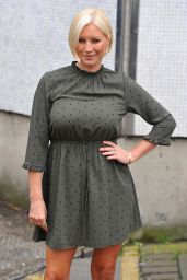 Denise Van Outen in Mini Dress - Outside ITV Studios in London 3/23/ 2017