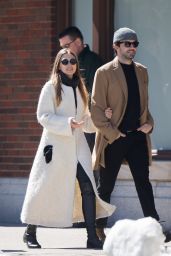 Elizabeth Olsen Holding the Hand of a Mystery Man - Out For a Walk in NYC 3/20/ 2017