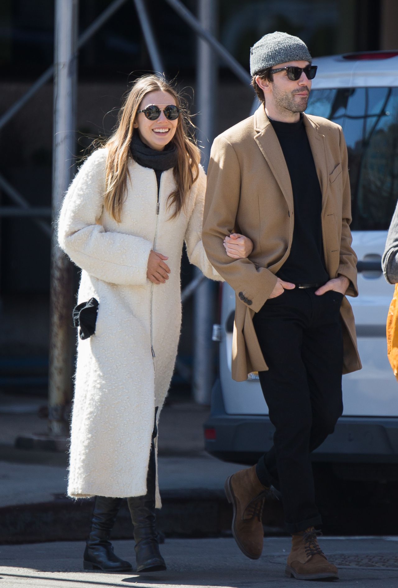 Elizabeth Olsen Holding the Hand of a Mystery Man - Out For a Walk in ...