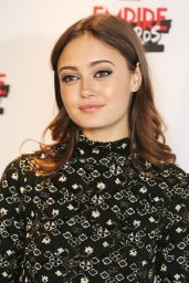 Ella Purnell on Red Carpet – Three Empire Awards in London 3/19/ 2017