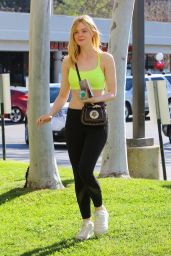 Elle Fanning in Spandex - Hollywood 3/14/ 2017