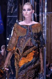 Elsa Hosk Walks Balmain Show at Paris Fashion Week 3/2/ 2017