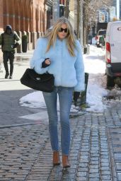 Elsa Hosk Winter Ideas - Out in NYC 3/16/ 2017 