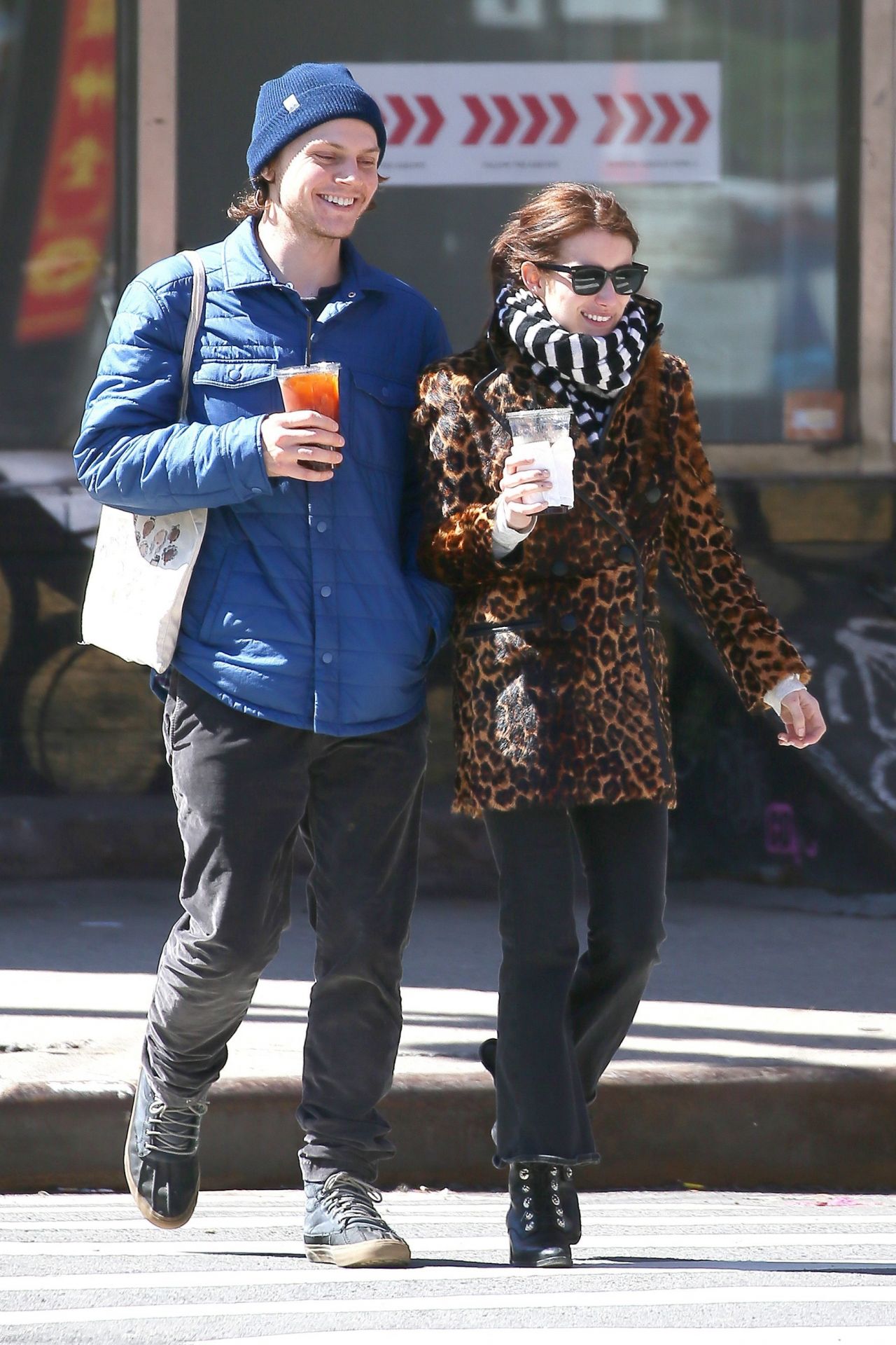Emma Roberts and Evan Peters - Out in Soho 3/29/ 2017 ...