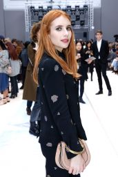 Emma Roberts at Paris Fashion Week - Chloe Show 3/2/ 2017
