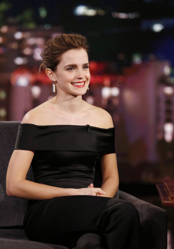 Emma Watson Appeared on Jimmy Kimmel Live 3/6/ 2017