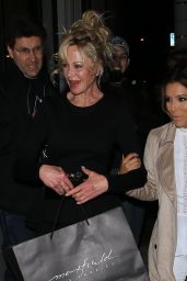Eva Longoria and Melanie Griffith at Catch LA Restaurant in West Hollywood 3/25/ 2017