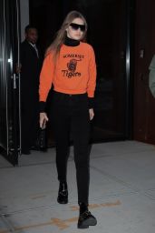 Gigi Hadid Style - Leaving Her Apartment in Manhattan 3/17/ 2017