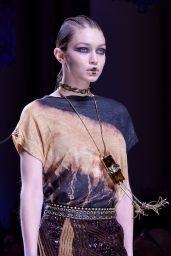 Gigi Hadid Walks Balmain Show at Paris Fashion Week 3/2/ 2017
