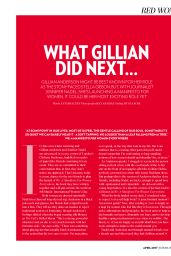 Gillian Anderson - Red Magazine UK April 2017 Issue