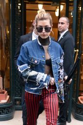 Hailey Baldwin Style - Out in Paris, France 03/01/ 2017