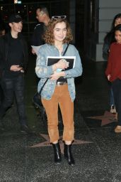 Haley Lu Richardson in Casual Attire - Leaving the Montalban Theatre in Hollywood 3/11/ 2017