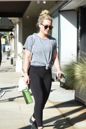 Hilary Duff - Arrives at the Gym For a Workout in LA 3/11/ 2017