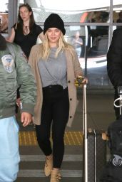 Hilary Duff - Arriving at LAX Airport in LA 3/9/ 2017