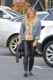 Hilary Duff Casual Style - Out for a Sushi Dinner in Beverly Hills 3/26/2017