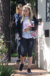 Hilary Duff - Stops By a Friends House in Studio City, CA 3/13/ 2017