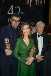 Isabelle Huppert – Cesar Film Awards 2017 in Paris