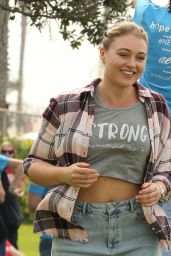 Iskra Lawrence - Leads The NEDA Walk in Santa Monica 3/3/ 2017