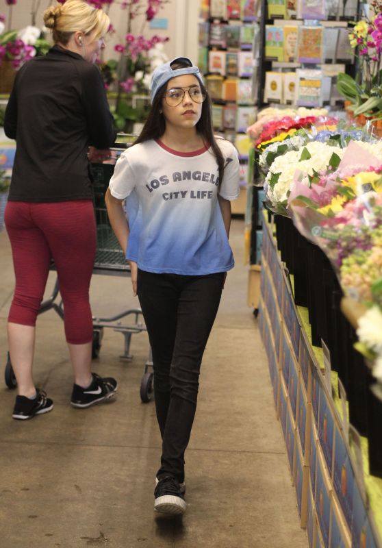Jenna Ortega - Shopping for Flowers at Whole Foods in Los Angeles 3/13/ 2017